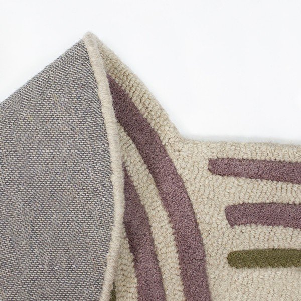 Zelený ručně tkaný vlněný koberec 140x200 cm Spiral Shaped  – Flair Rugs-image-4