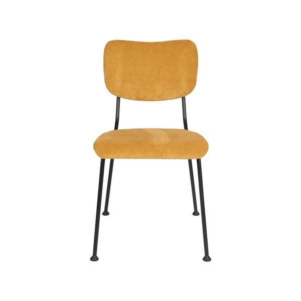 Žluté jídelní židle v sadě 2 ks Benson – Zuiver-image-3