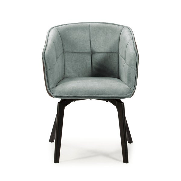 Modro-šedé křeslo Marckeric Herta-image-2