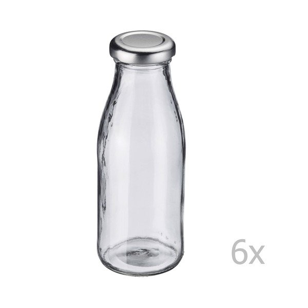 Sada 6 skleněných lahví Westmark, 250 ml