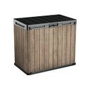 Hnědý plastový zahradní úložný box Deco – Keter