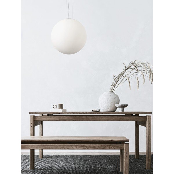 Bílé skleněné závěsné svítidlo ø 50 cm Nevoso – Nova Luce-image-1