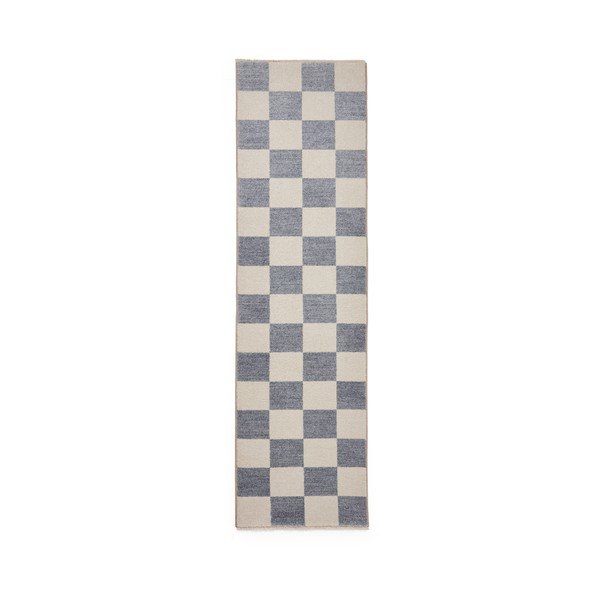 Modrý běhoun 60x230 cm Baltimore – Think Rugs
