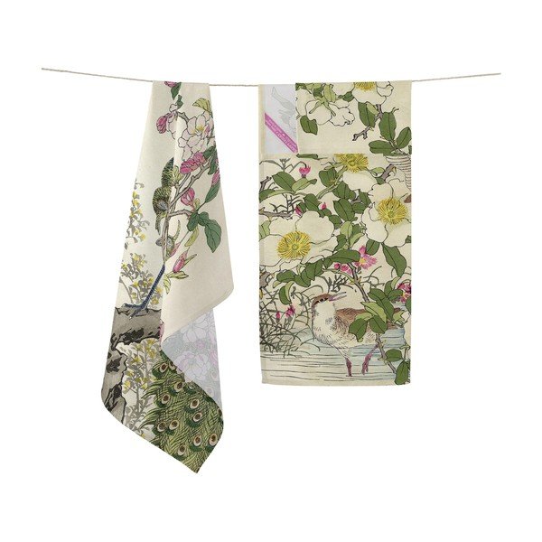 Sada 2 bavlněných kuchyňských utěrek Happy Friday Basic Japonais, 70 x 50 cm-image-3