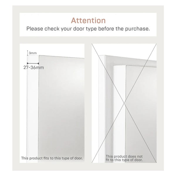 Bílý kovový věšák na dveře 1,5 cm Tower – YAMAZAKI-image-4