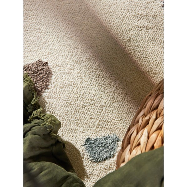 Krémový dětský koberec ø160 cm Funny Dots – Hanse Home-image-3