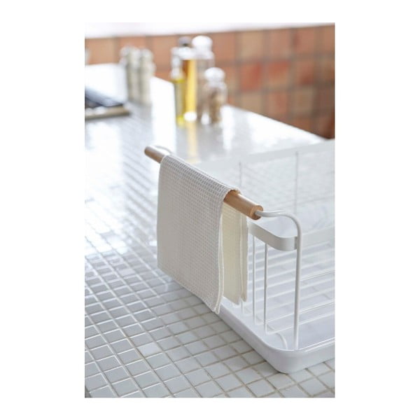 Odkapávač s detailem z bukového dřeva YAMAZAKI Tosca-image-1