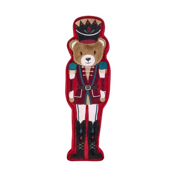 Dekorační polštář s vánočním motivem 20x30 cm Christmas Nutcracker Bear – Catherine Lansfield