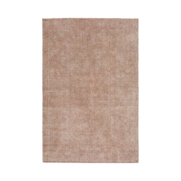 Ručně tkaný koberec z viskózyv terakotové barvě 160x230 cm Elvan – Kave Home