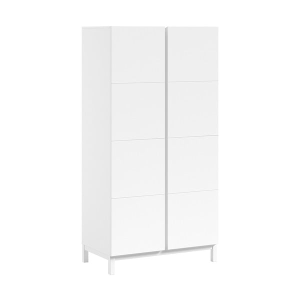 Bílá dětská šatní skříň 99x196x58 cm Eva – Vipack