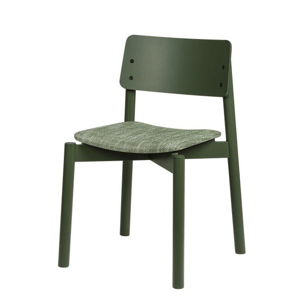 Zelená stohovatelná jídelní židle Wem – noo.ma