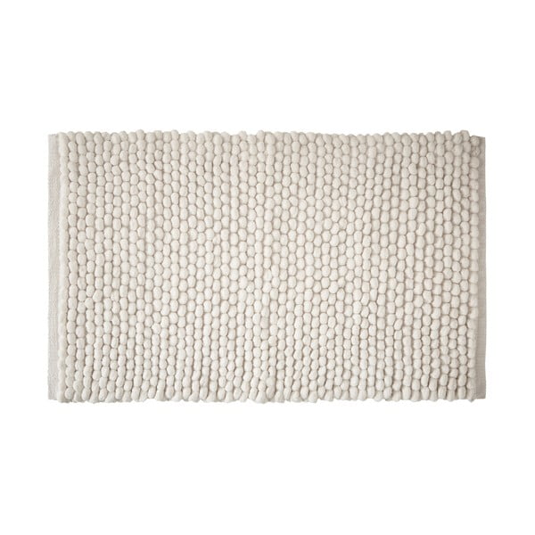 Bílá koupelnová předložka 50x80 cm Aspen Bobble – Bianca