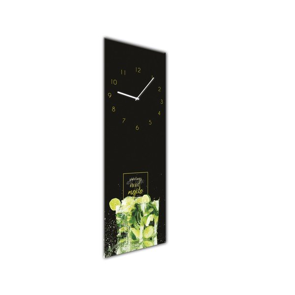 Nástěnné hodiny Styler Glassclock Mojito, 20 x 60 cm-image-2