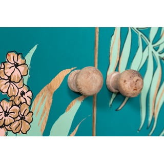 Skříňka v tyrkysovo-přírodní barvě 90x85x40 cm Reipur – Interia Home & Living