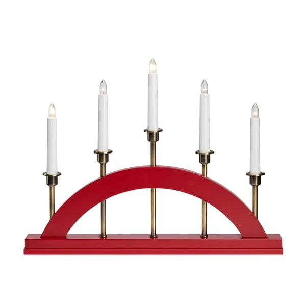 Červená vánoční světelná dekorace Bridge – Markslöjd-image-4