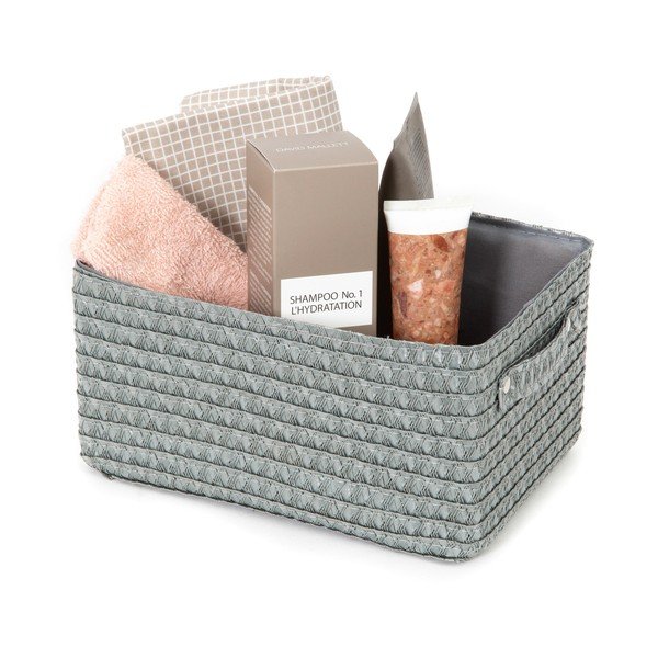 Šedý úložný košík Compactor Lilou, 23 x 12 cm-image-1