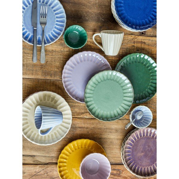 Tmavě fialový dezertní  talíř z kameniny ø 20 cm Latina – Bloomingville-image-3