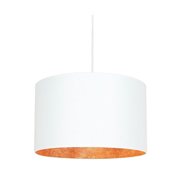 Závěsné dvouramenné svítidlo v bílo-měděné barvě Sotto Luce Mika, ⌀ 40 cm-image-1