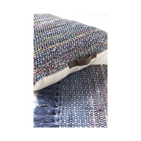 Modrý vzorovaný koberec Geese Blues, 120 x 60 cm-image-2