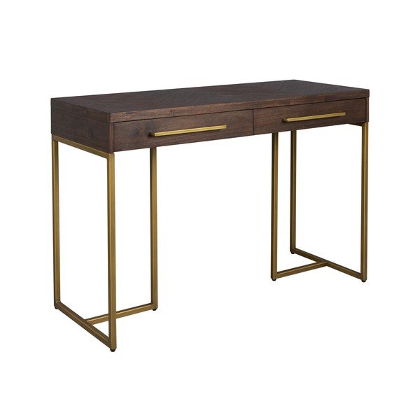 Konzolový stolek v dekoru akácie v tmavě přírodní barvě 45x120 cm Class – Dutchbone-image-2