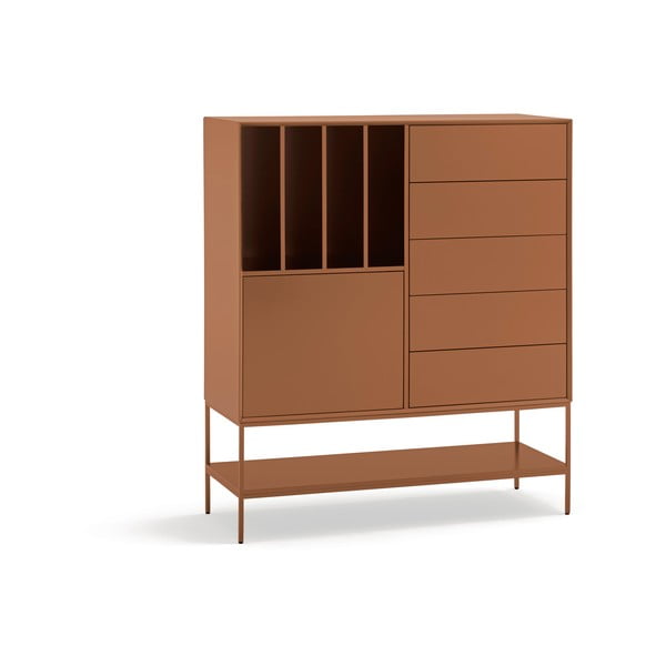 Skříňka v cihlové barvě 120x140x45 cm Platt – Teulat-image-2