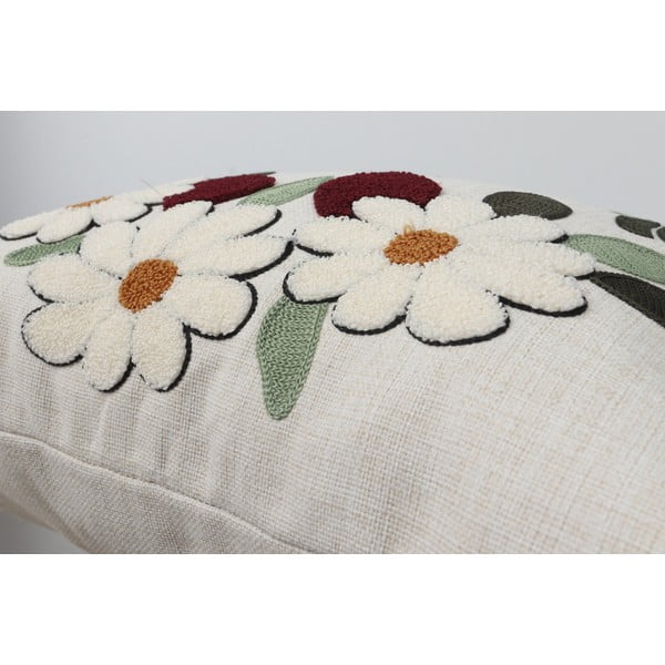 Lněný dekorační polštář 43x43 cm Papatya – Mioli Decor-image-3