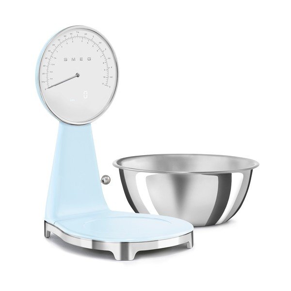 Světle modrá plastová digitální kuchyňská váha – SMEG-image-3