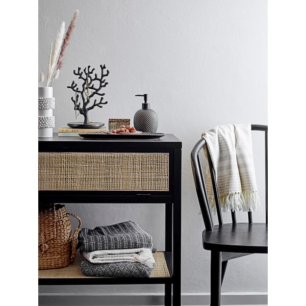 Šedá kameninová sada doplňků do koupelny Hrin – Bloomingville-image-2