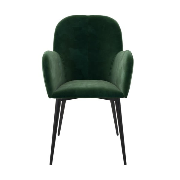 Zelené čalouněné jídelní křeslo Fitz – Støraa-image-1