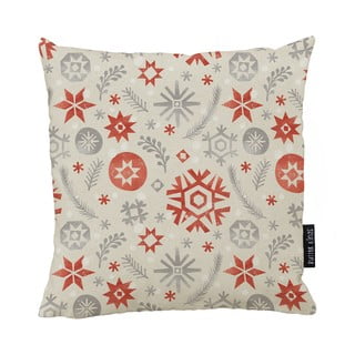 Vánoční polštář s bavlněným povlakem Butter Kings Snowflake Frost, 45 x 45 cm