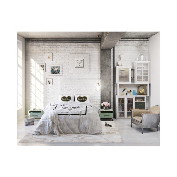 Povlečení z mikroperkálu Sleeptime In Bed, 200 x 220 cm-image-2