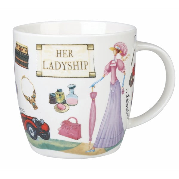 Hrnek z kostního porcelánu Churchill At Your Leisure Her Ladyship, 400 ml