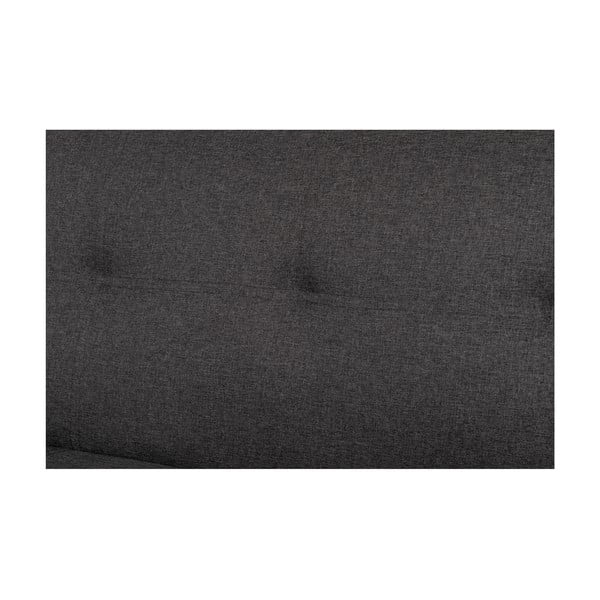 Tmavě šedá rozkládací pohovka s šedými nohami Debut Ozzie-image-4