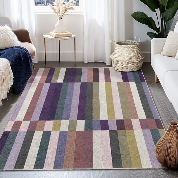 Fialový pratelný koberec 120x180 cm Purple Rain – Mila Home-image-4