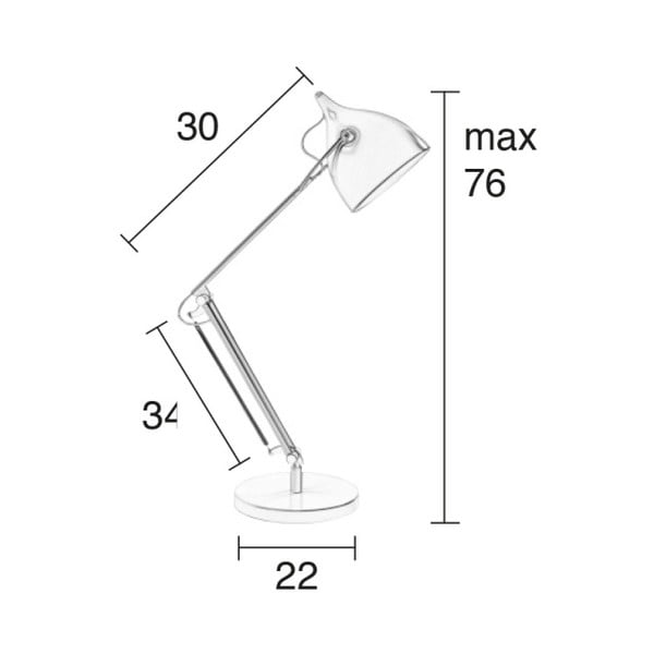 Bílá stolní lampa Zuiver Reader-image-3