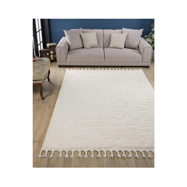 Béžový koberec 150x80 cm Shaggy - Mila Home-image-1