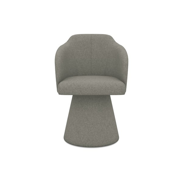 Šedé čalouněné jídelní křeslo Kanoa – Makamii-image-1