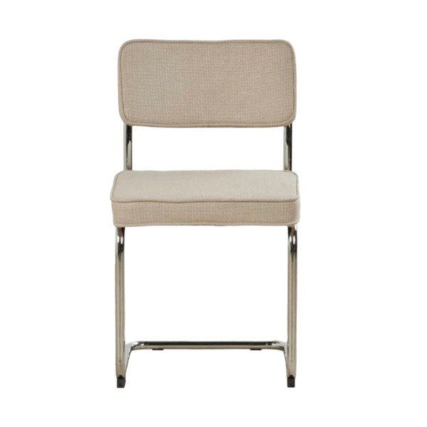 Béžová čalouněná houpací jídelní židle Rupert – Unique Furniture-image-2