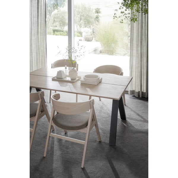 Rozkládací jídelní stůl s deskou z dubového dřeva 170x100 cm Carradale - Rowico-image-4