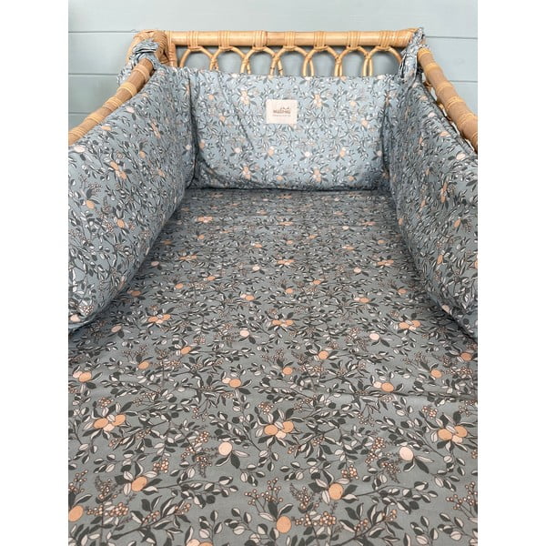Mantinel do postýlky 120 cm Garden Fruits – Malomi Kids-image-1