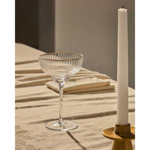 Sklenička na sekt 280 ml Ayan – Kave Home-image-1