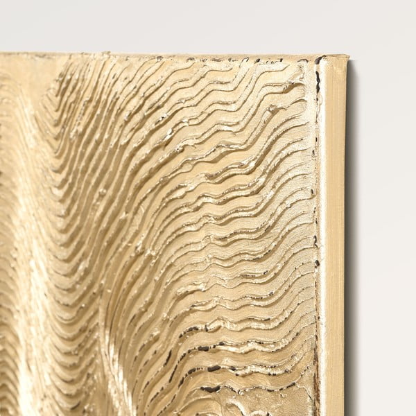 Ručně malovaný obraz 88x118 cm Metallic Champagne – Malerifabrikken-image-3