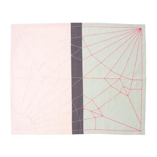 Kuchyňská utěrka Crane Neon Pink, 55x65 cm