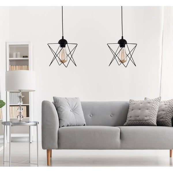 Černé závěsné svítidlo – Opviq lights-image-1