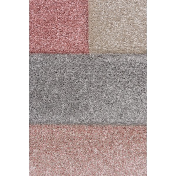 Růžovo-šedý koberec Flair Rugs Cosmos, 80 x 150 cm-image-2