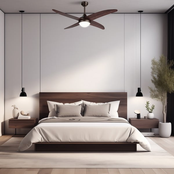 LED stropní svítidlo v tmavě přírodní barvě ø 13 cm Regal – SULION-image-2