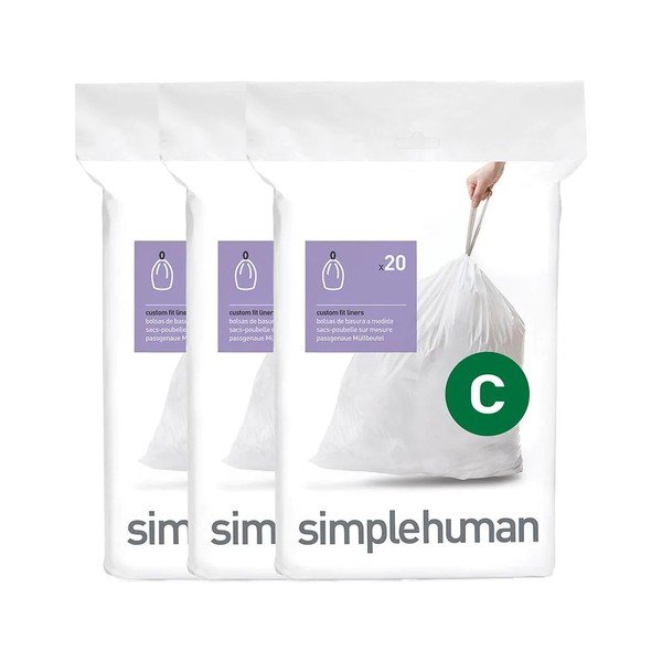 Pytle na odpadky 60 ks 12 l C - simplehuman-image-3