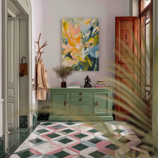 Tištěný obraz na plátně 70x100 cm Floral Gust – Styler-image-1