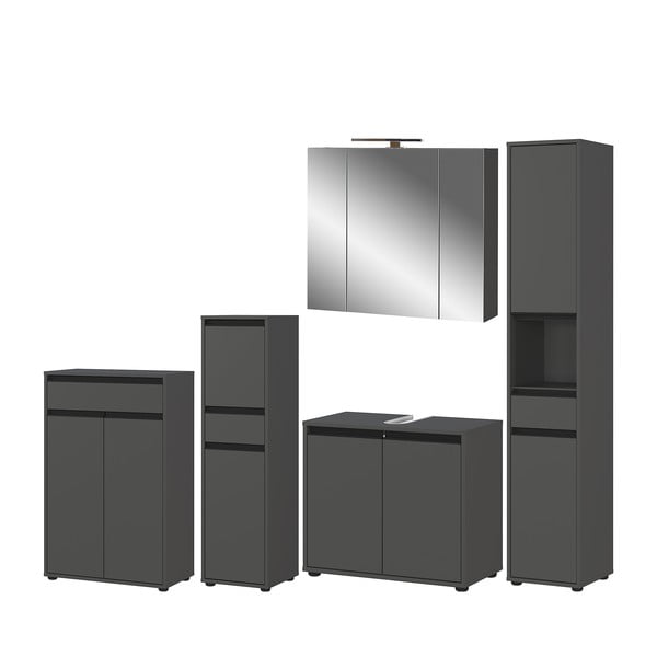 Antracitová koupelnová sestava Lemont – Germania