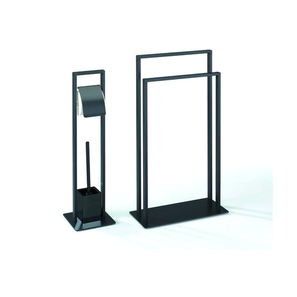 Černý ocelový držák na ručníky Tomasucci Emori-image-2